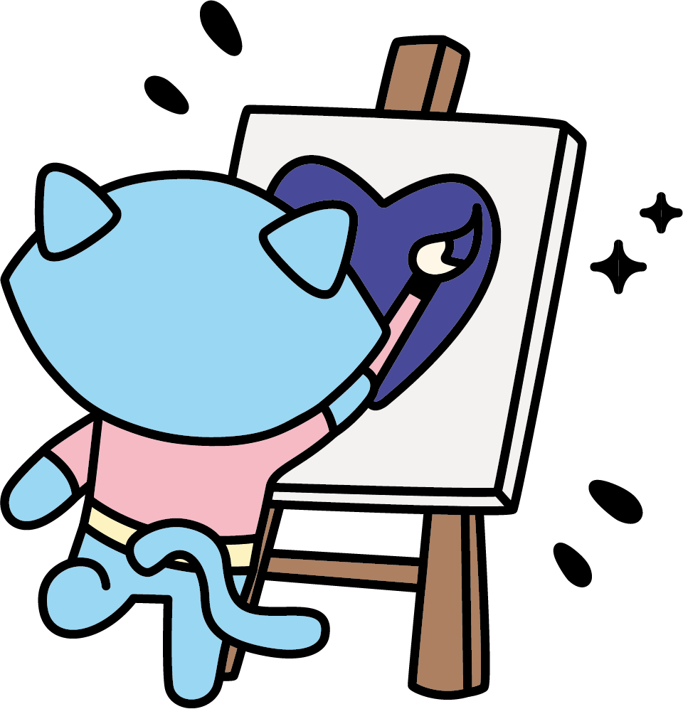 mascotte Seowoo peinture